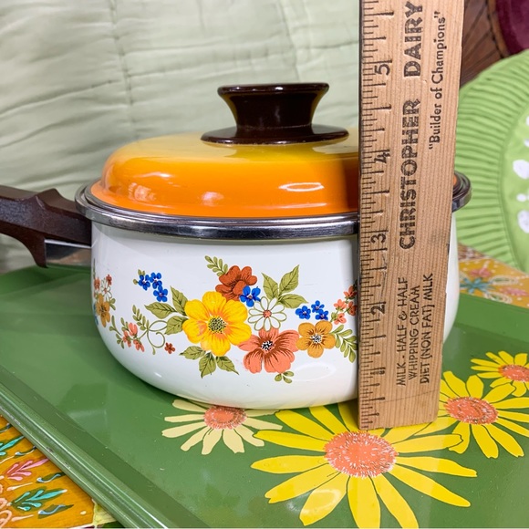 70s JMP Sweet Flowers Saucepan - Picture 6 of 10